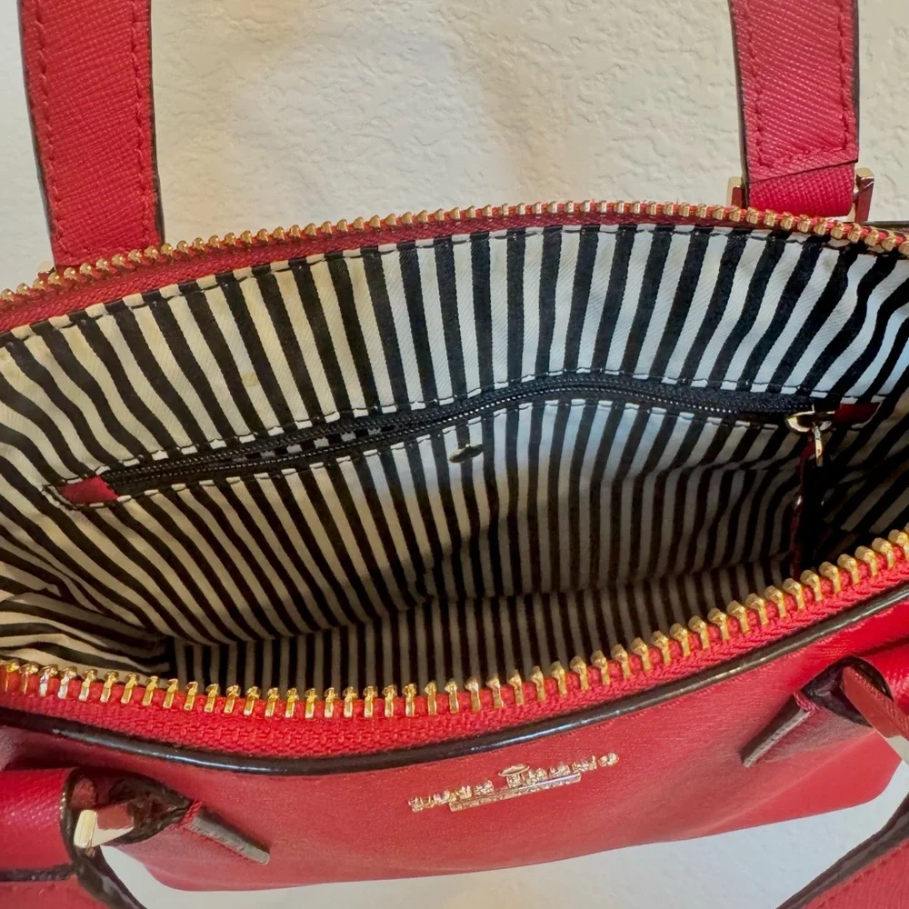 Kate Spade Red Satchel Handbag - Picture 6 of 7